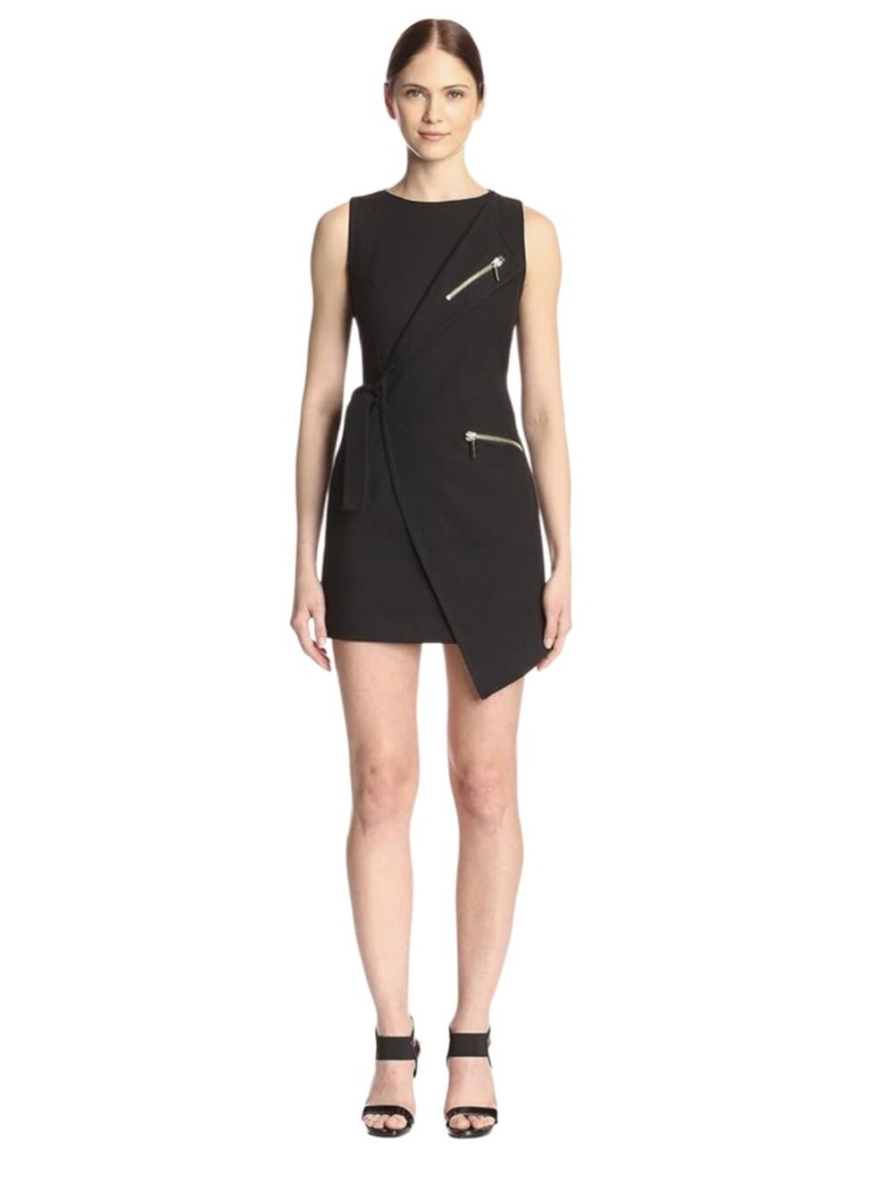 Thomas Wylde Black Stem Solid Dress Mini Size 0